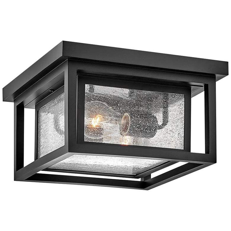 Image 2 Hinkley Republic 11" Wide Black Finish Outdoor Porch Ceiling Light