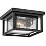 Hinkley Republic 11" Wide Black Finish Outdoor Porch Ceiling Light