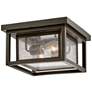 Hinkley Republic 11" Wide Oil Rubbed Bronze Outdoor Ceiling Light