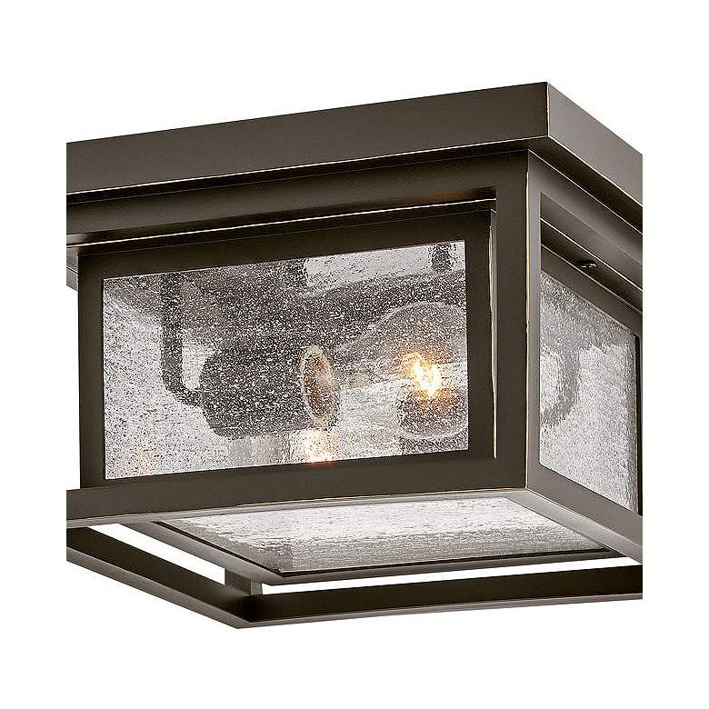Image 2 Hinkley Republic 11" Wide Oil Rubbed Bronze Outdoor Ceiling Light more views
