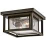 2_Hinkley Republic 11" Wide Oil Rubbed Bronze Outdoor Ceiling Light more views