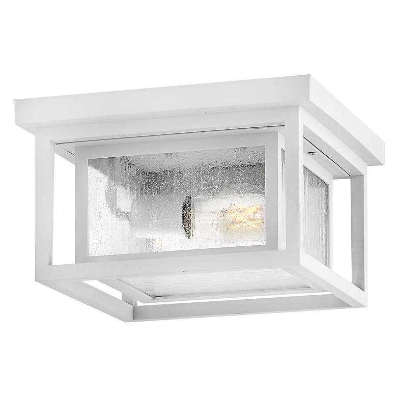 Image 2 Hinkley Republic 11" Wide White Outdoor Ceiling Light more views