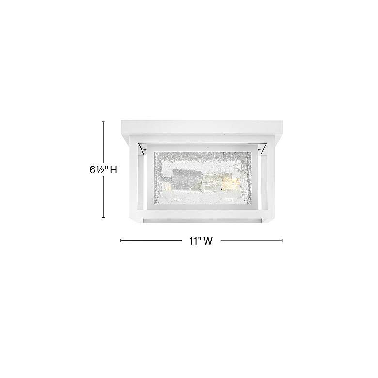 Image 3 Hinkley Republic 11" Wide White Outdoor Ceiling Light more views