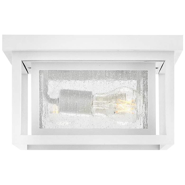 Image 6 Hinkley Republic 11" Wide White Outdoor Ceiling Light more views