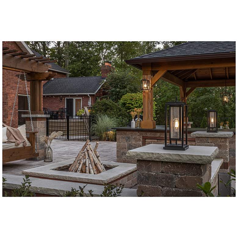 Image 5 Hinkley Republic 12" High Black Modern Outdoor Wall Light more views