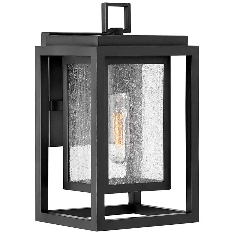 Image 2 Hinkley Republic 12" High Black Outdoor Wall Light