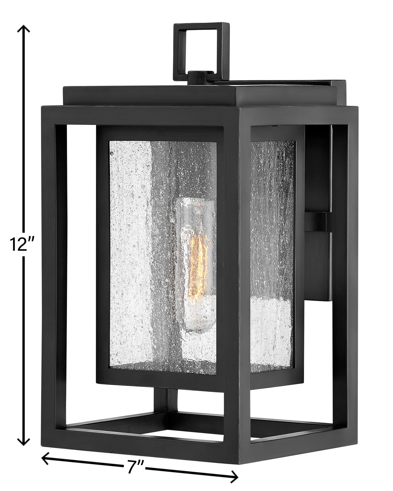 Image 7 Hinkley Republic 12" High Black Outdoor Wall Light more views