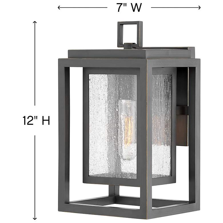 Image 4 Hinkley Republic 12" High Bronze Modern Outdoor Wall Light more views