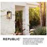 6_Hinkley Republic 12" High Bronze Modern Outdoor Wall Light more views