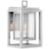Hinkley Republic 12" High Satin Nickel Modern Outdoor Wall Light