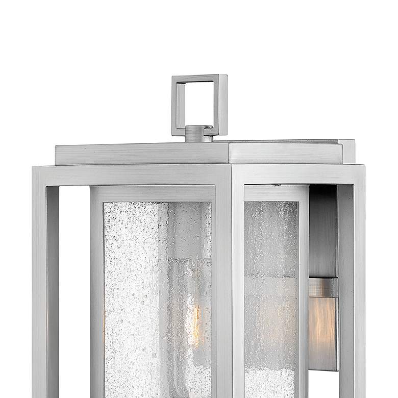 Image 5 Hinkley Republic 12" High Satin Nickel Modern Outdoor Wall Light more views