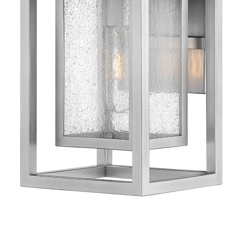 Image 6 Hinkley Republic 12" High Satin Nickel Modern Outdoor Wall Light more views