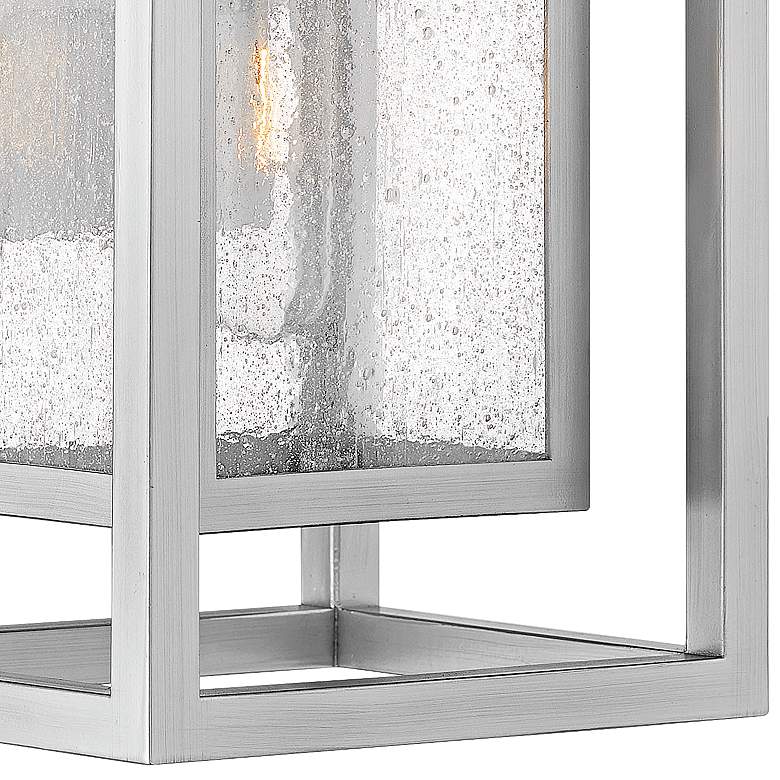 Image 3 Hinkley Republic 12" High Satin Nickel Outdoor Wall Light more views
