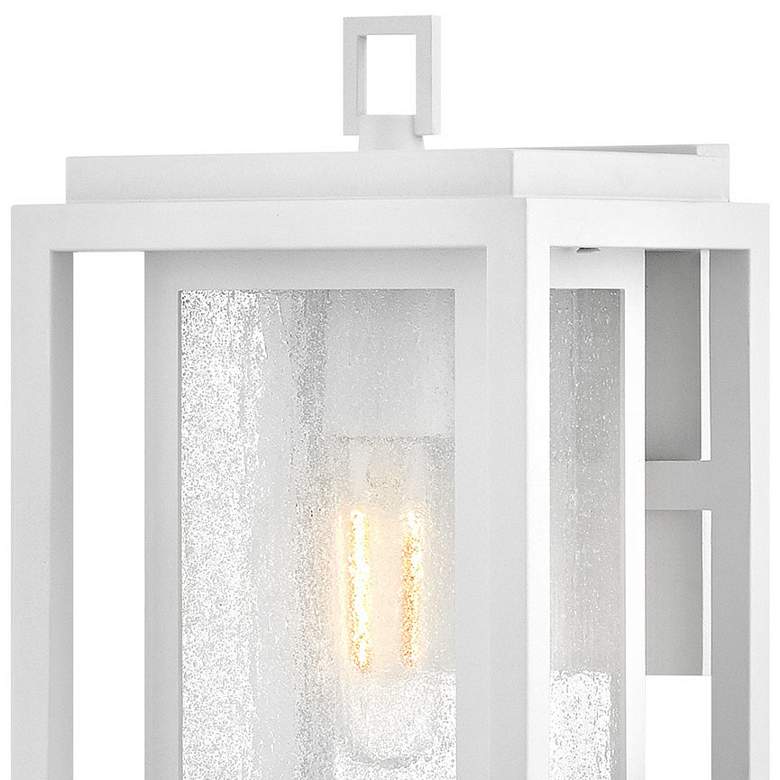 Image 2 Hinkley Republic 12" High Textured White Outdoor Wall Light more views