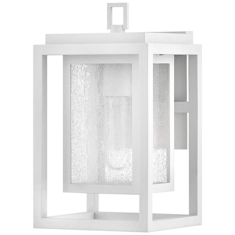 Image 4 Hinkley Republic 12" High Textured White Outdoor Wall Light more views