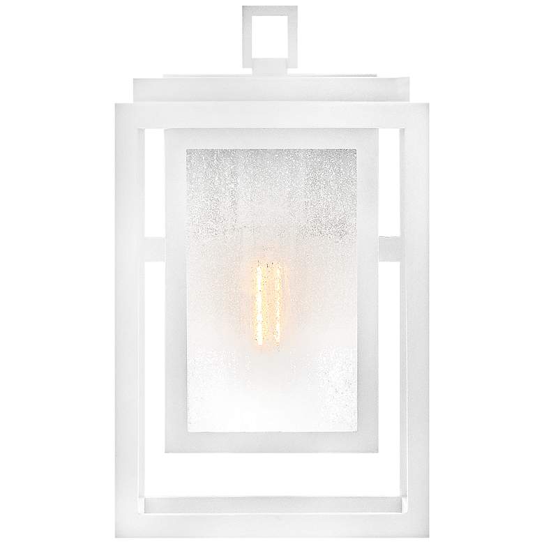 Image 6 Hinkley Republic 12" High Textured White Outdoor Wall Light more views