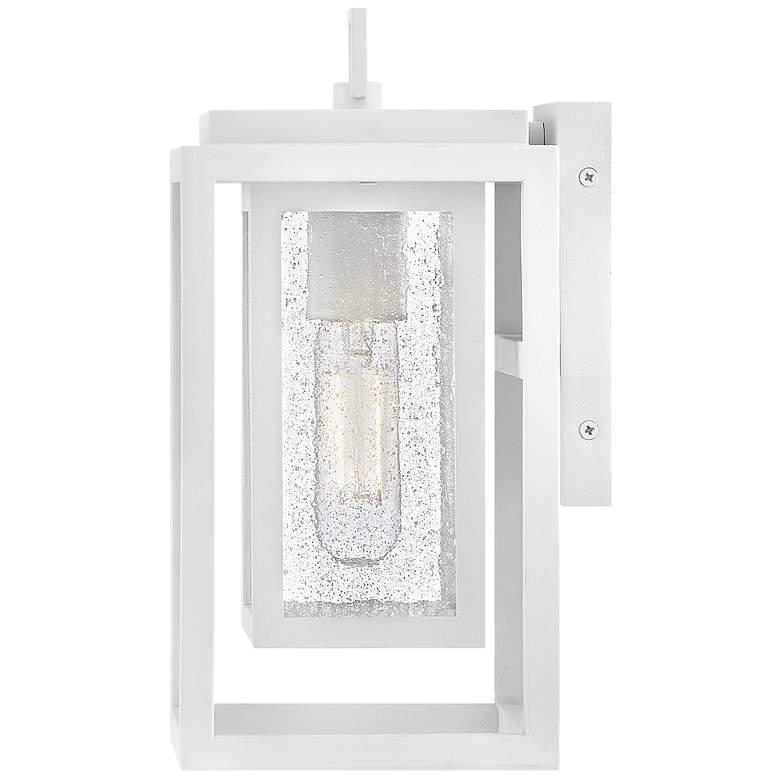 Image 7 Hinkley Republic 12" High Textured White Outdoor Wall Light more views