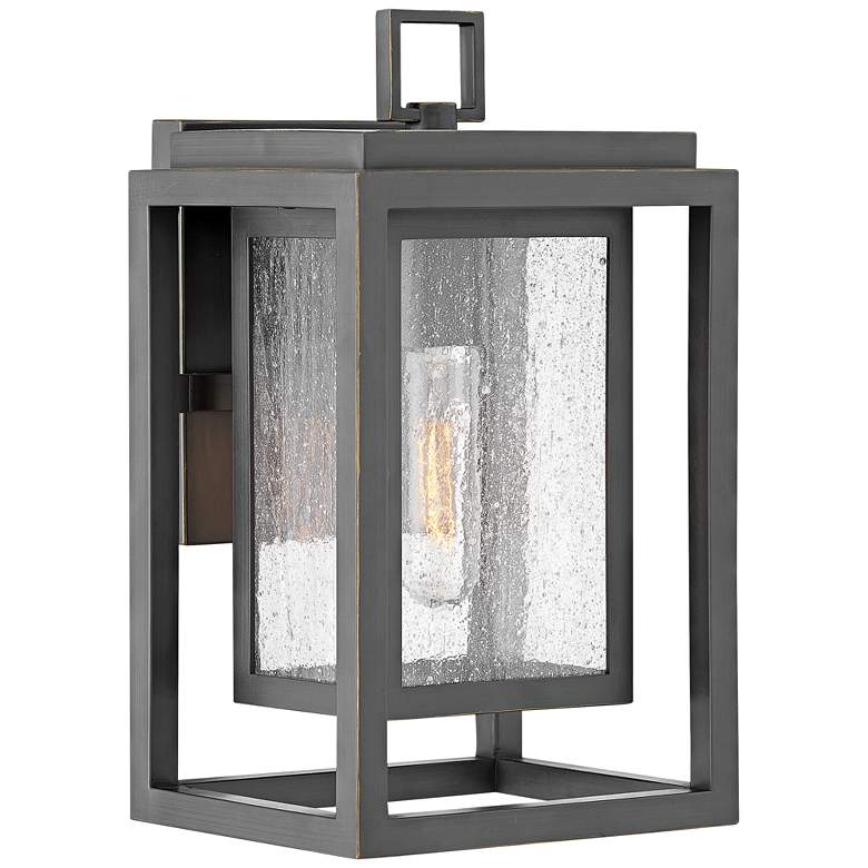 Image 1 Hinkley Republic 12" Oil-Rubbed Bronze Marine Grade Outdoor Wall Light
