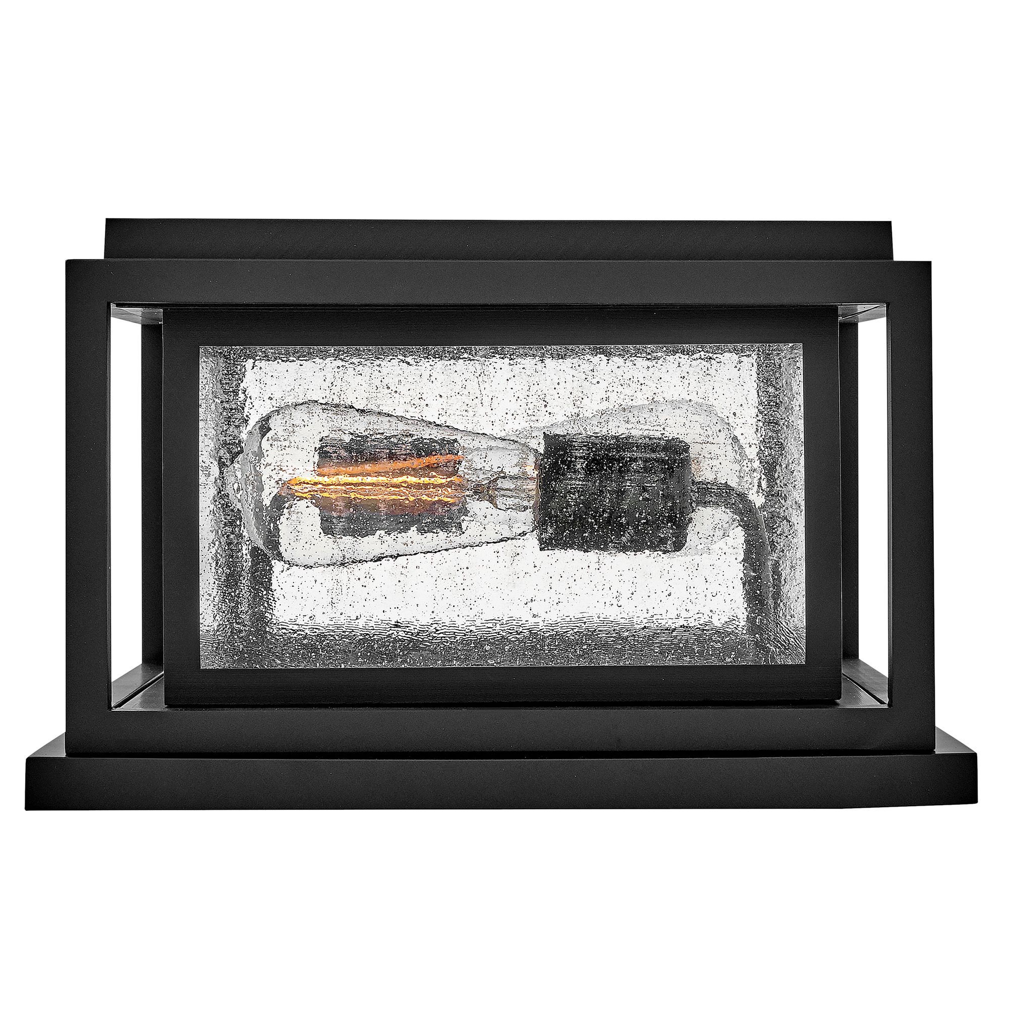 Image 7 Hinkley Republic 12" Wide Black Small Pier Mount Outdoor Lantern Light more views