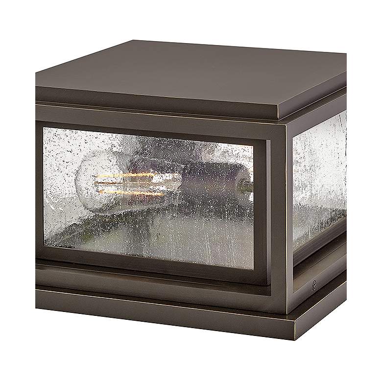 Image 2 Hinkley Republic 12" Wide Oil-Rubbed Bronze Outdoor Pier Mount Light more views