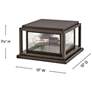 3_Hinkley Republic 12" Wide Oil-Rubbed Bronze Outdoor Pier Mount Light more views