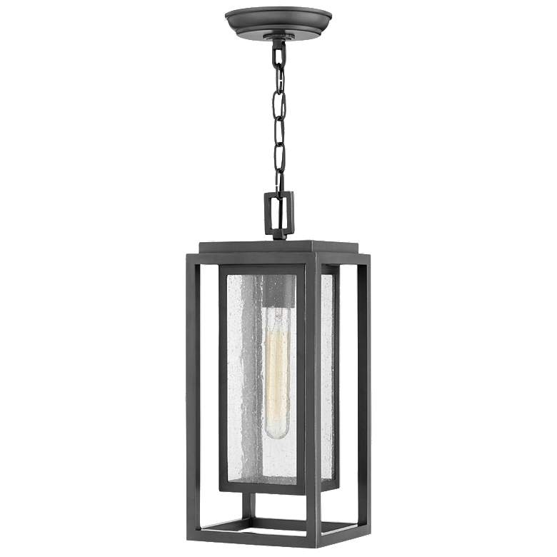 Hinkley Republic 16.75&quot; Oil Rubbed Bronze LED Outdoor Hanging Light