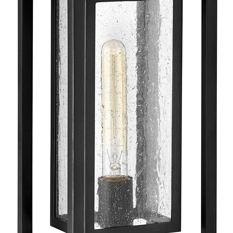 Image 3 Hinkley Republic 16 1/2" High Black and Glass Outdoor Pier Light more views