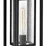 3_Hinkley Republic 16 1/2" High Black and Glass Outdoor Pier Light more views