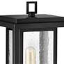 4_Hinkley Republic 16 1/2" High Black and Glass Outdoor Pier Light more views