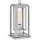 Hinkley Republic 16 1/2" Marine Grade Satin Nickel Outdoor Pier Light
