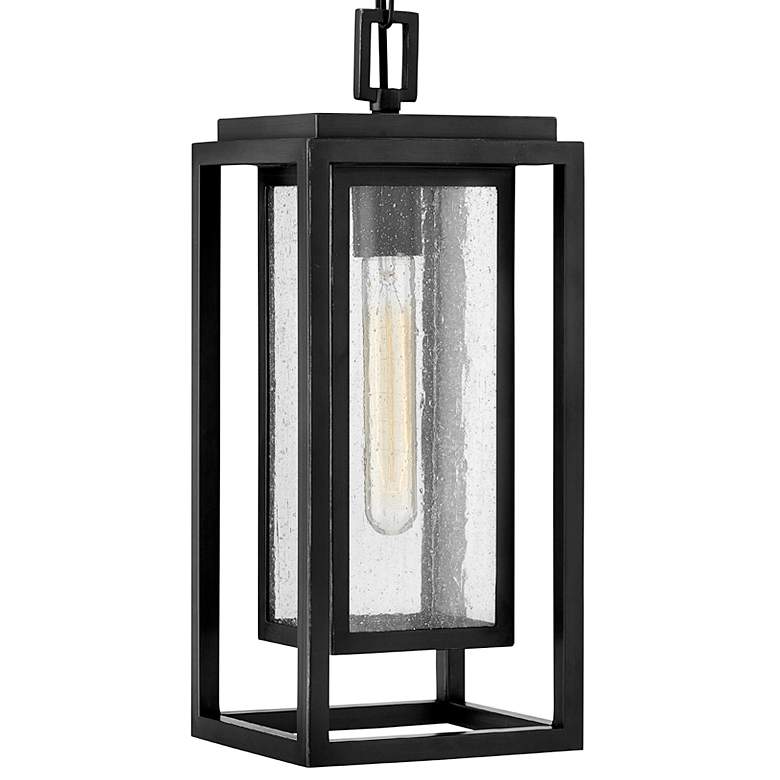 Image 3 Hinkley Republic 16 3/4 inch High Black Outdoor Hanging Light more views