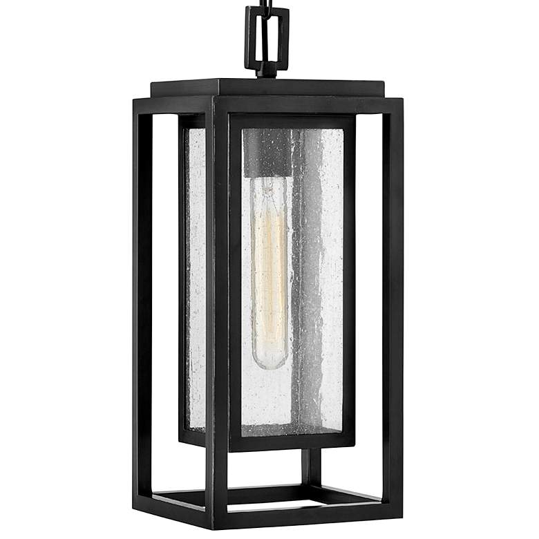 Image 3 Hinkley Republic 16 3/4" High Black Outdoor Hanging Light more views