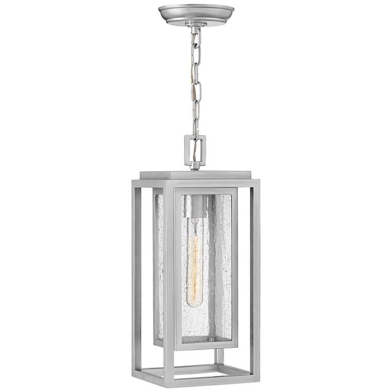 Image 2 Hinkley Republic 16 3/4" High Satin Nickel Outdoor Hanging Light