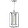 2_Hinkley Republic 16 3/4" High Satin Nickel Outdoor Hanging Light