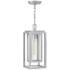 Hinkley Republic 16 3/4" High Satin Nickel Outdoor Hanging Light