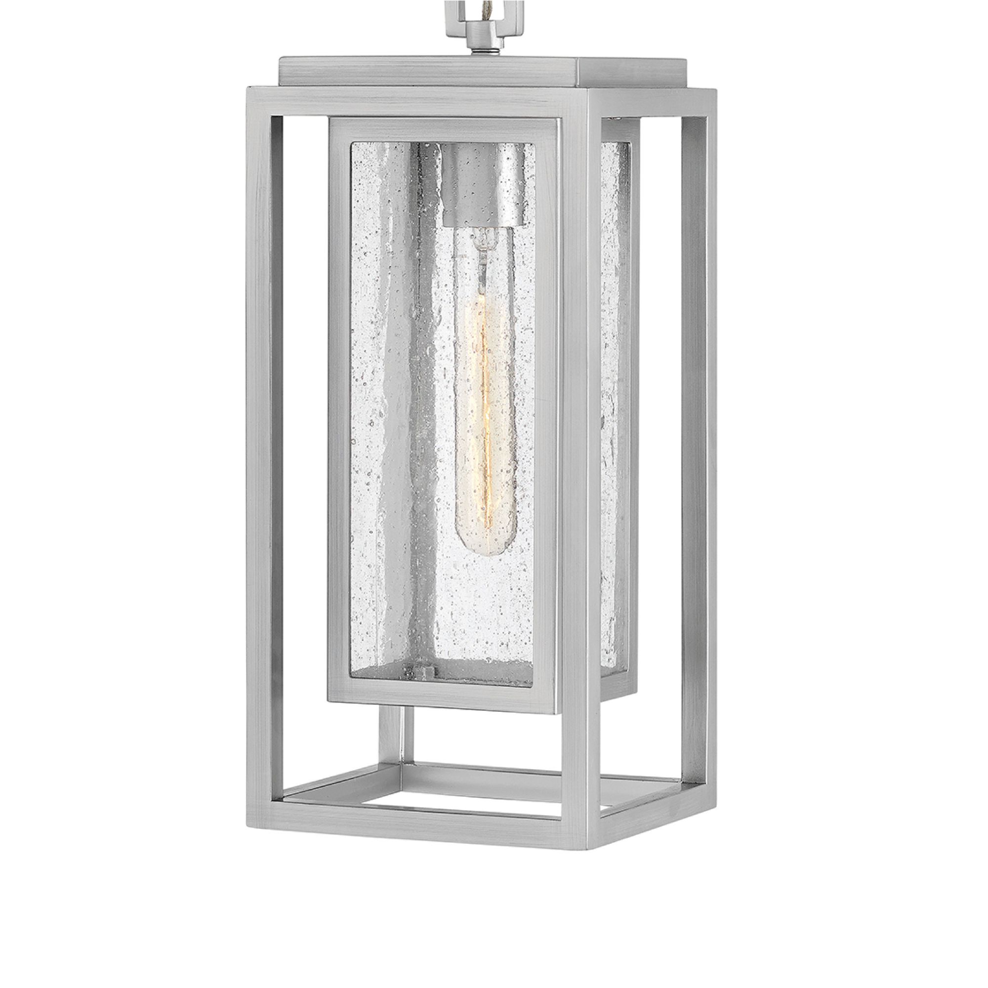 Image 6 Hinkley Republic 16 3/4" High Satin Nickel Outdoor Hanging Light more views
