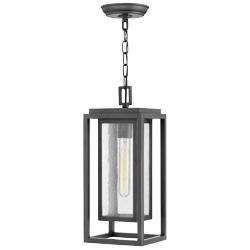 Hinkley Republic 16 3/4&quot; Oil Rubbed Bronze LED Outdoor Hanging Light