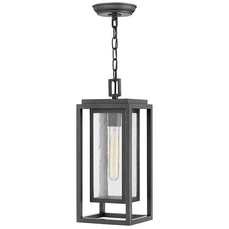 Image 1 Hinkley Republic 16 3/4" Oil Rubbed Bronze LED Outdoor Hanging Light