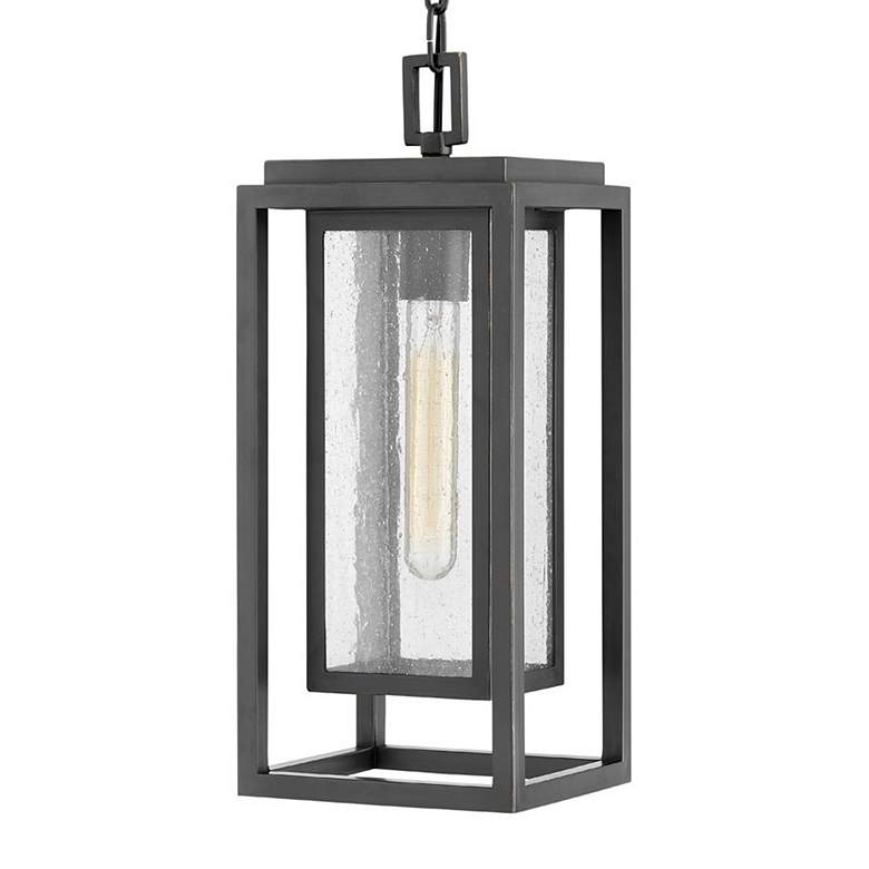 Image 2 Hinkley Republic 16 3/4" Oil Rubbed Bronze LED Outdoor Hanging Light more views