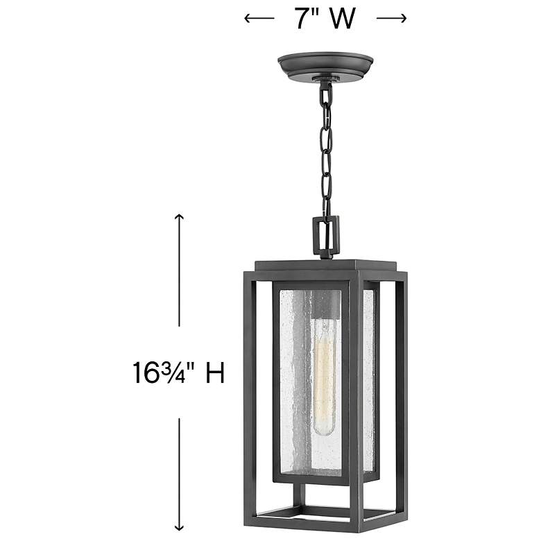 Image 4 Hinkley Republic 16 3/4" Oil Rubbed Bronze LED Outdoor Hanging Light more views