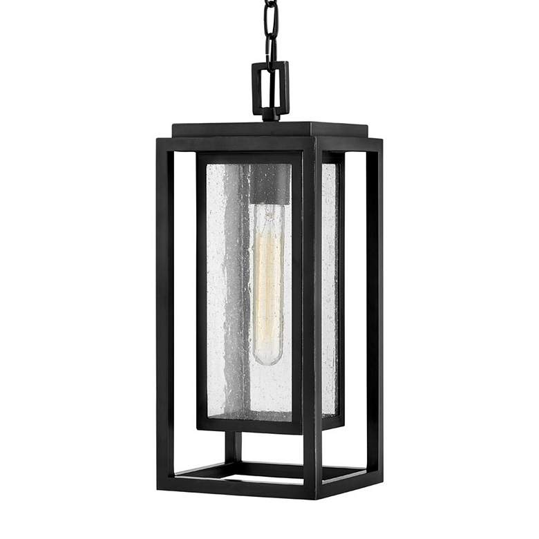 Image 2 Hinkley Republic 16 3/4"H Black LED Outdoor Hanging Light more views