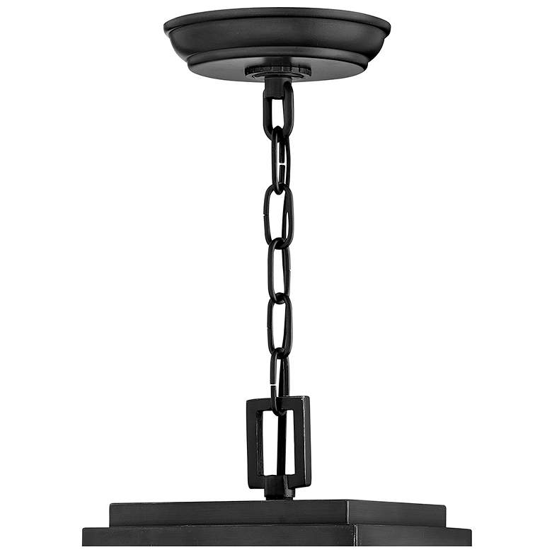 Image 6 Hinkley Republic 16 3/4"H Black LED Outdoor Hanging Light more views