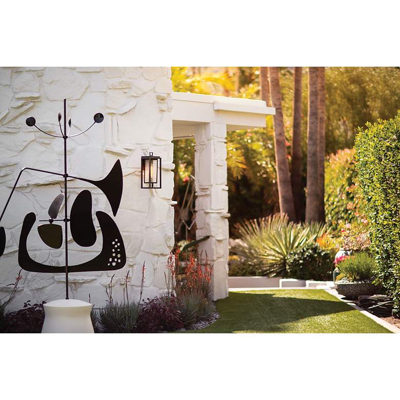 Image 3 Hinkley Republic 16" Double Composite Frame Black Outdoor Wall Light more views