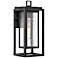 Hinkley Republic 16" Rectangular Marine Grade Black Outdoor Wall Light