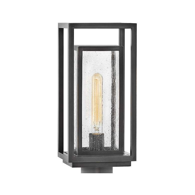 Hinkley Republic 17&quot; High Oil-Rubbed Bronze Modern Outdoor Post Light more views