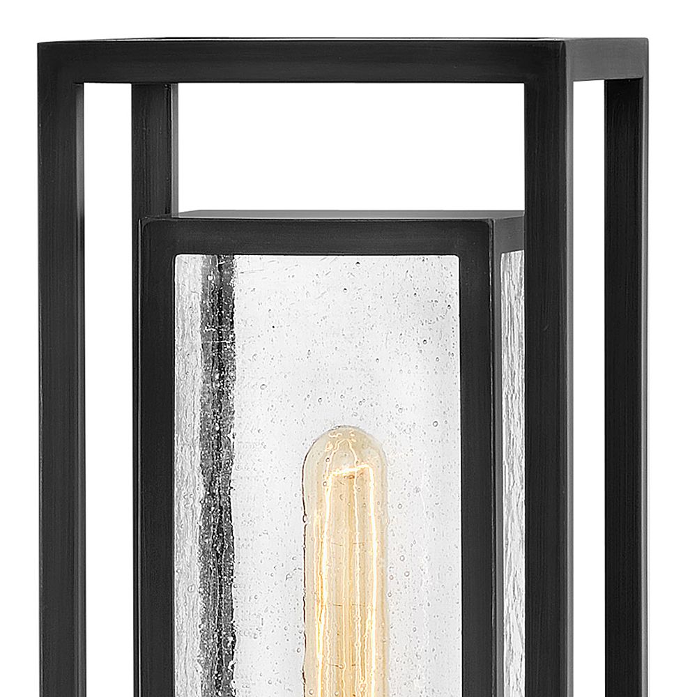 Image 4 Hinkley Republic 17" High Rectangular Black Outdoor Post Light more views