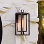 2_Hinkley Republic 20" High Black LED Outdoor Wall Light