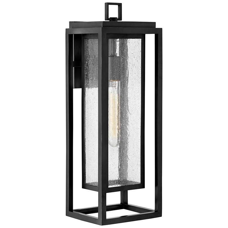 Image 2 Hinkley Republic 20" High Black Rectangular Outdoor Wall Light
