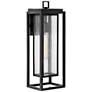 2_Hinkley Republic 20" High Black Rectangular Outdoor Wall Light