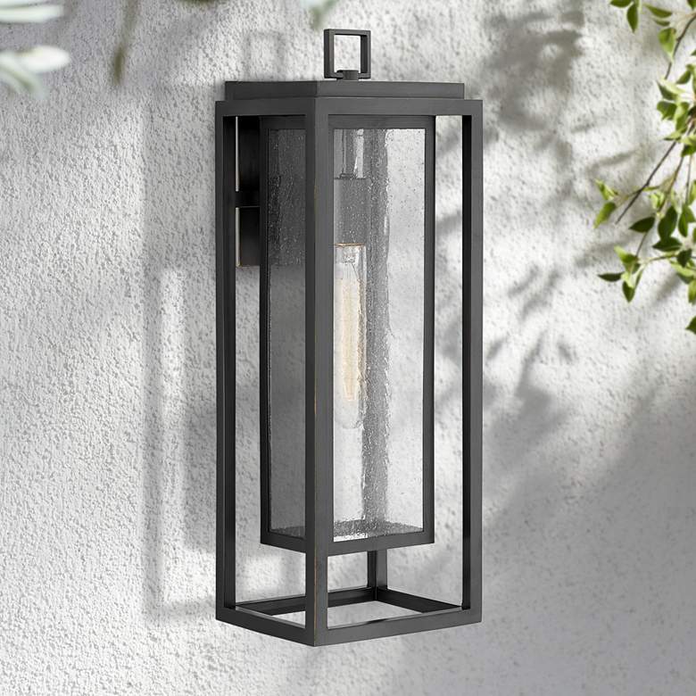 Image 1 Hinkley Republic 20" High Oil Rubbed Bronze Outdoor Wall Light